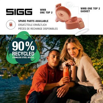 SIGG Termos Özellikli Paslanmaz Çelik Su Matara 0.5L – Red
