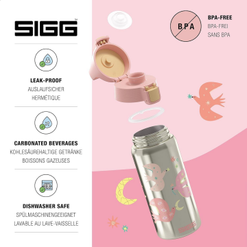 SIGG Termos Özellikli Paslanmaz Çelik Su Matara 0.5L – Fly Away