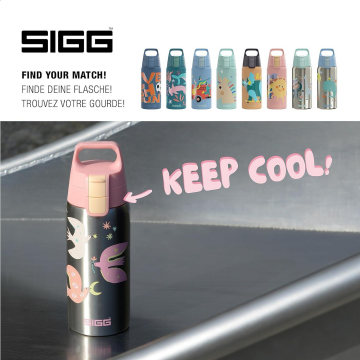 SIGG Termos Özellikli Paslanmaz Çelik Su Matara 0.5L – Fly Away