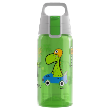 SIGG Dinozor Sızdırmaz Kapak Çocuk Okul Suluğu 0.5 L – BPA Free – Viva One Dino Race