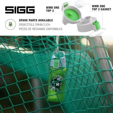 SIGG Futbol Sızdırmaz Kapak Çocuk Okul Suluğu 0.5 L – BPA Free – Viva One Football