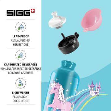 SIGG Unicorn Termos Özellikli Paslanmaz Çelik Su Matara 0.4L – Bella Unicorn
