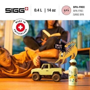 SIGG Safari Termos Özellikli Paslanmaz Çelik Su Matara 0.4L – Jungle Tzz
