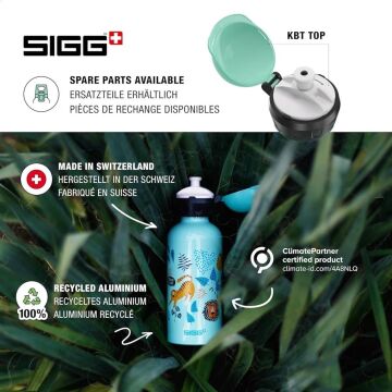 SIGG Safari Alüminyum Su Matara 0.4L – Jungle Tzz