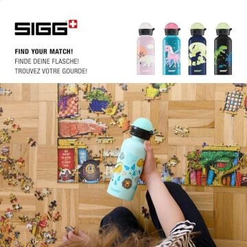 SIGG Safari Termos Özellikli Paslanmaz Çelik Su Matara 0.4L – Jungle Tzz