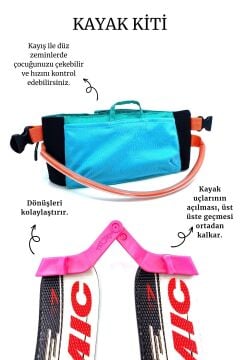 Kayak Kiti (Çocuk Kayak Kemeri ve Pembe Bağlantı Adaptörü)
