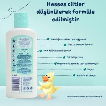 Childs Farm Aloe Vera ve Salatalık Özlü Yenidoğan Köpük Bebek Şampuan 160 ml