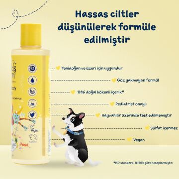 Childs Farm Karpuz ve Ananas Özlü Çocuk Saç ve Vücut Şampuanı 250 ml
