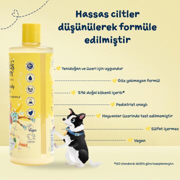 Childs Farm Karpuz ve Ananas Özlü Çocuk Saç ve Vücut Şampuanı 500 ml