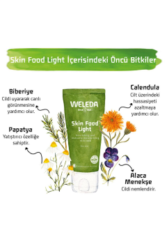 Weleda Skin Food Light Nemlendirici ve Besleyici Organik Bakım Kremi 75ml - Normal ve Kuru Ciltler için