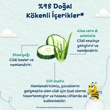 Childs Farm Aloe Vera ve Salatalık Özlü Bebek Nemlendirici 500ml
