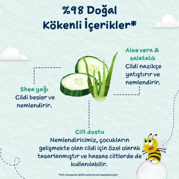 Childs Farm Aloe Vera ve Salatalık Özlü Bebek Nemlendirici 200ml
