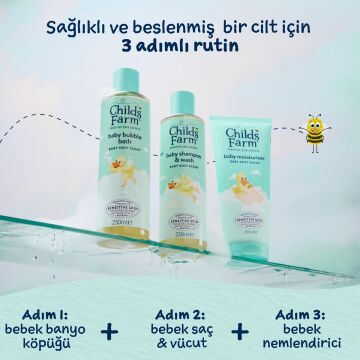 Childs Farm Aloe Vera ve Salatalık Özlü Bebek Banyo Köpüğü 250ml