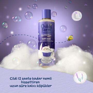 Childs Farm Uyku Zamanı Rahatlatıcı Banyo Köpüğü – Lavanta & Ay Işığı Sütü 250 ml