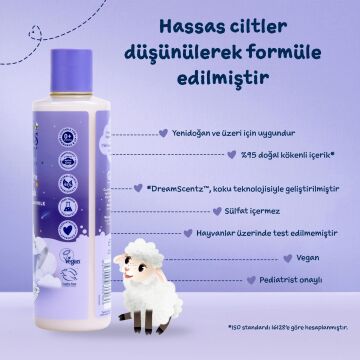 Childs Farm Uyku Zamanı Rahatlatıcı Banyo Köpüğü – Lavanta & Ay Işığı Sütü 250 ml