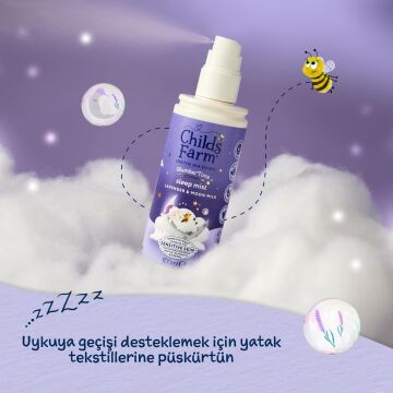Childs Farm Uyku Zamanı Rahatlatıcı Uyku Spreyi – Lavanta & Ay Işığı Sütü 100 ml
