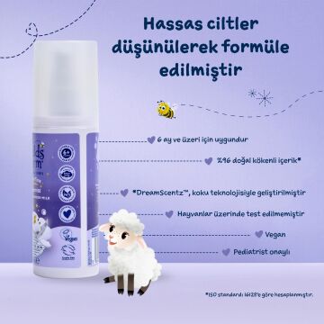 Childs Farm Uyku Zamanı Rahatlatıcı Uyku Spreyi – Lavanta & Ay Işığı Sütü 100 ml