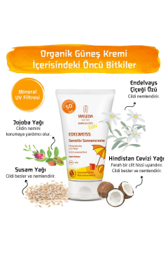 Bebek Ve Çocuklar Için Yüksek Koruma Faktörlü Mineral Filtreli Güneş Kremi Spf 50 50ml