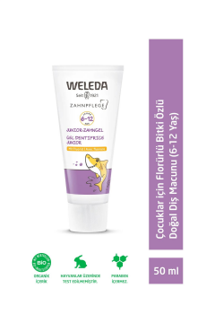 Weleda Çocuklar için Florürlü Bitki Özlü Doğal Diş Macunu 50ml (6-12 Yaş)