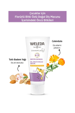Weleda Çocuklar için Florürlü Bitki Özlü Doğal Diş Macunu 50ml (6-12 Yaş)