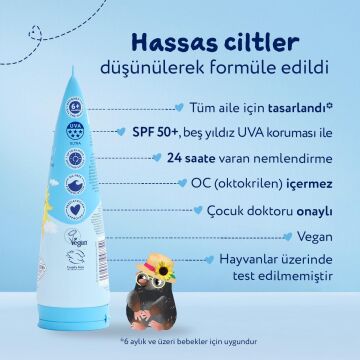 Childs Farm Bebek Güneş Kremi SPF 50+ 100 ml – Parfümsüz