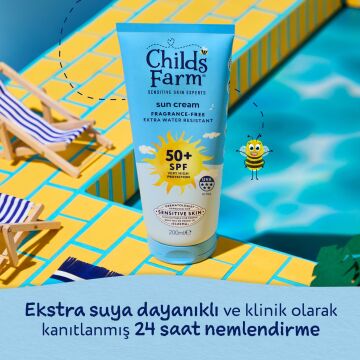 Childs Farm Çocuk Güneş Kremi SPF 50+ 200 ml – Parfümsüz