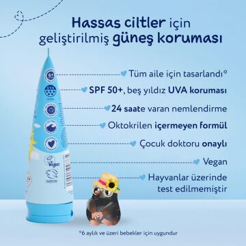 Childs Farm Çocuk Güneş Kremi SPF 50+ 200 ml – Parfümsüz