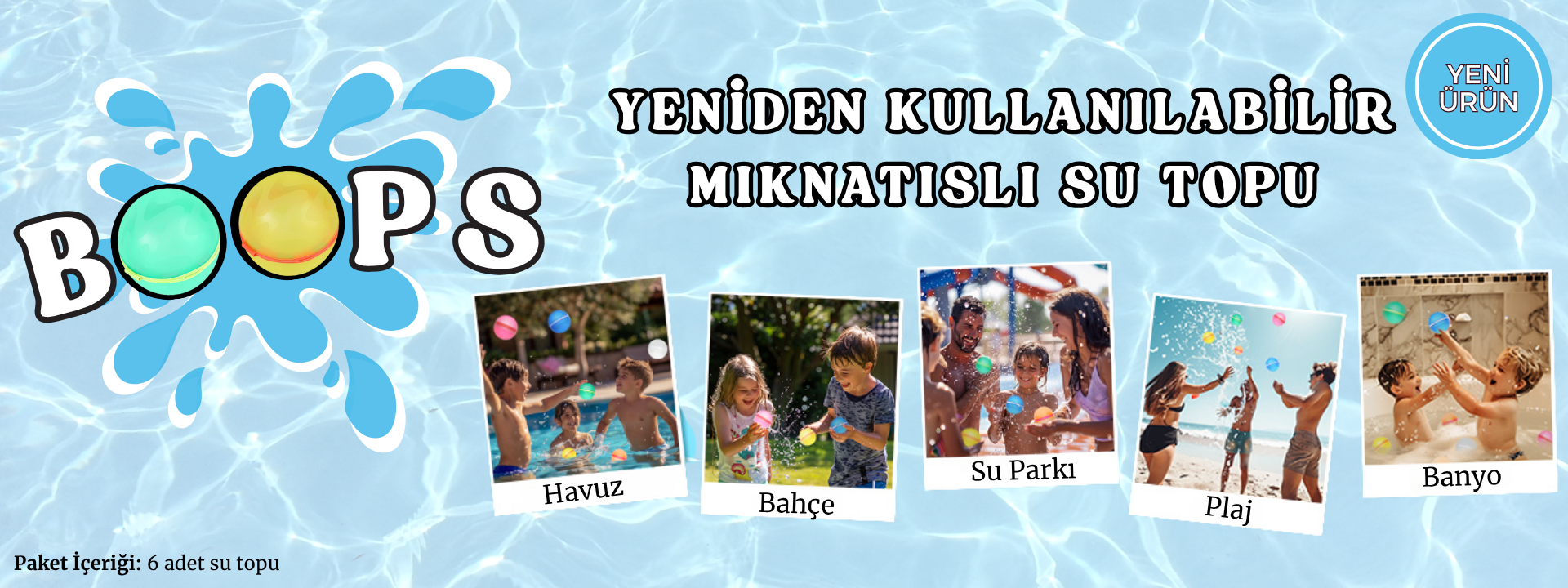 Yeniden Kullanılabilir Su Topu